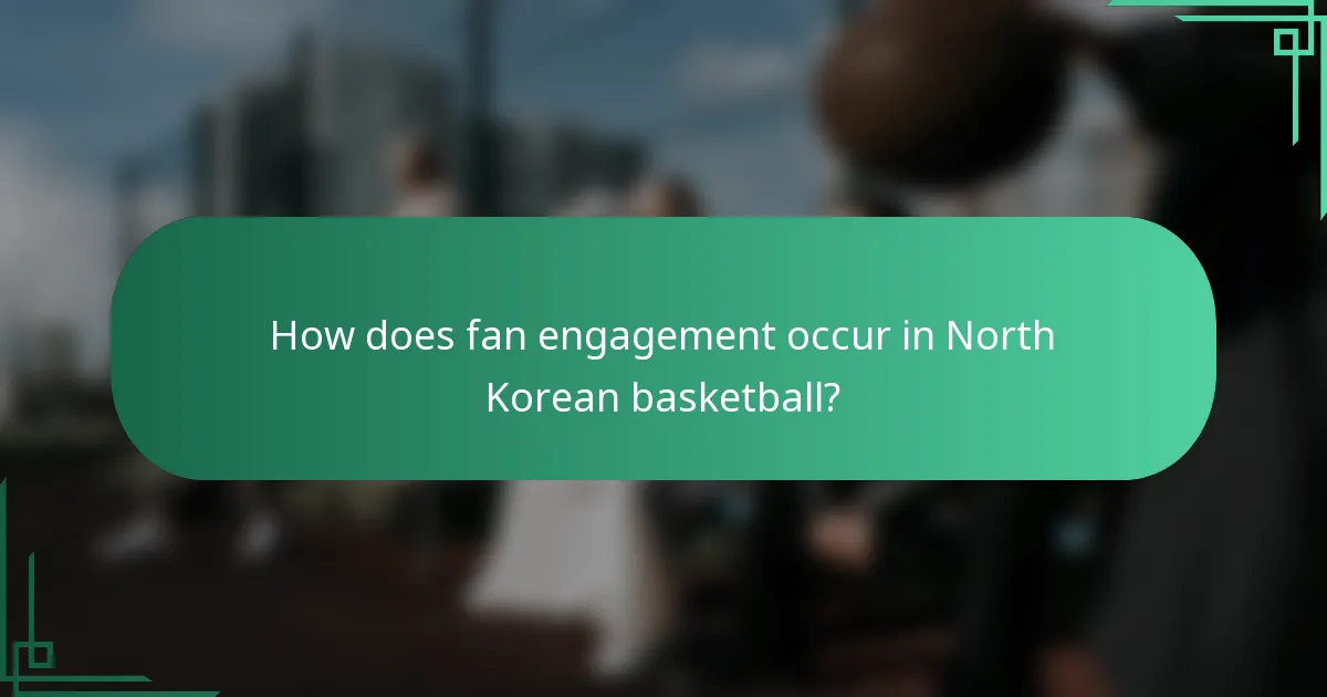 Kako se angažman navijača ostvaruje u sjevernokorejskoj košarci?